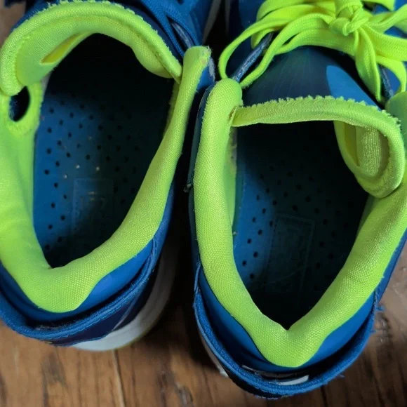 Nike LeBron 8 V2 Low Sprite Blue & Neon Green Athletic Basketball Shoes - Picture 12 of 13